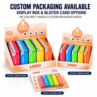 Briquet à gaz en plastique coloré, norme ISO, portable, pour cigarettes et bougies, vente en gros