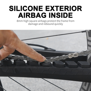 Protector de <span class=keywords><strong>Cadena</strong></span> de Bicicleta TOSEEK, Protector de Cuadro de Bicicleta Resistente a Arañazos, Protector de <span class=keywords><strong>Cadena</strong></span> de Bicicleta de Carretera, Accesorios para Bicicleta - Product Image 5
