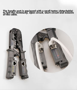 Çok fonksiyonlu üç amaçlı test cihazı 4P 6P 8P kristal kafa ağ kablo cırcır izleme güvenlik sıkma pensesi - Product Image 2