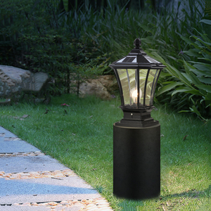 Pilier de porte lumière extérieure style européen colonne solaire extérieure double usage extérieur étanche décoration villa - Product Image 5