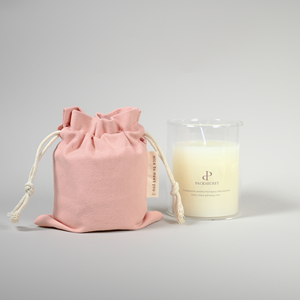 Pochette en coton et lin personnalisée avec logo imprimé PackSecret, colorée, pour le rangement de bijoux, sac en coton pour bijoux OEM - Product Image 1