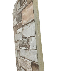 Panel de pared decorativo de espuma de PU 3d, aislamiento decorativo de metal, revestimiento de pared exterior para pared exterior, construcción del hogar - Product Image 4