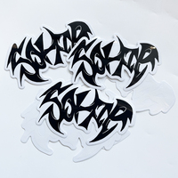 Impression numérique personnalisée étanche résistant aux UV autocollant transparent multiple marque logo autocollant autocollant d'emballage pour l'intérieur