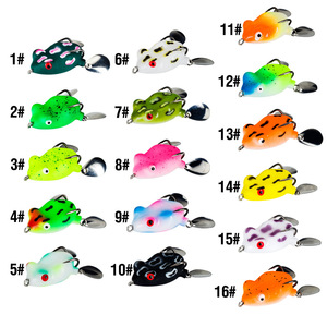 Mini cebo Artificial <span class=keywords><strong>de</strong></span> rana <span class=keywords><strong>de</strong></span> silicona ecológica <span class=keywords><strong>de</strong></span> 16 colores, 4G, 3,5 cm, con <span class=keywords><strong>cuchara</strong></span> <span class=keywords><strong>de</strong></span> anzuelo, señuelo <span class=keywords><strong>de</strong></span> pesca suave, rana <span class=keywords><strong>de</strong></span> goma <span class=keywords><strong>de</strong></span> fundición larga, <span class=keywords><strong>asesino</strong></span> <span class=keywords><strong>de</strong></span> peces - Product Image 3