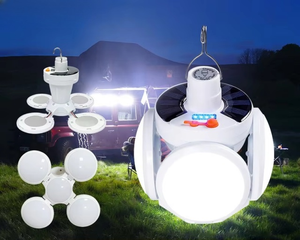 Năng lượng mặt trời năm mặt hình cầu dẫn đèn có thể gập lại chợ đêm gian hàng ánh sáng khẩn cấp cho vườn cắm trại phong cách chiếu sáng ngoài trời - Product Image 1