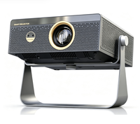 Projecteur intelligent Full HD 1080P avec WiFi 5G, mise au point automatique, correction automatique de la distorsion trapézoïdale, Android 14, LCD LED, pour cinéma maison et projection extérieure
