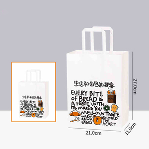 Túi giấy giá xuất xưởng 100% chất liệu phân hủy sinh học giấy kraft hình vuông đựng thức ăn mang đi - Product Image 6