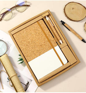 Coffret Cadeau Écologique IStapromo : Carnet en Liège avec Stylo, Logo Personnalisé, Papeterie Promotionnelle pour Entreprise, Bureau et École - Product Image 2