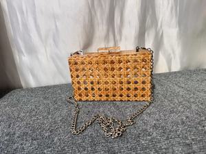 Borsa pochette in bambù da donna 2025 popolare per donna, in acrilico trasparente, borsa da sera, Design <span class=keywords><strong>Chic</strong></span> da donna, - Product Image 6