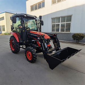 Tractor Pequeño 4x4 Compatible con EPA, con Retroexcavadora Delantera, Motor de 50HP, Transmisión Multifuncional 8F+2R, para Cuidado de Césped y Granjas - Product Image 2