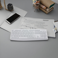 Clavier filaire USB 104 touches le moins cher, ultra-fin et silencieux pour ordinateur de bureau et domicile, prix de gros direct usine