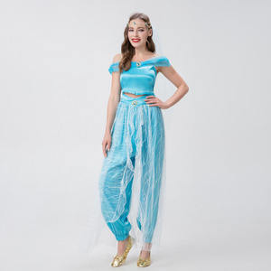 <span class=keywords><strong>Disfraz</strong></span> de Halloween Aladino lámpara mágica princesa Jasmine vestido adulto traje señora Cosplay <span class=keywords><strong>disfraz</strong></span> de animación - Product Image 3