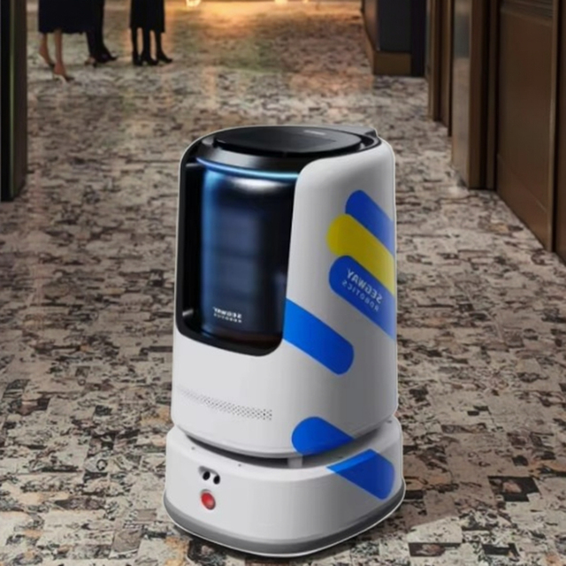 Autonomously Taking Elevator Robot Reception Hotel Food Delivery Robot Service Robot Intelligent