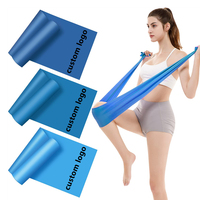 Bandas de Resistencia para Fisioterapia, Muy Ligeras, para Entrenamiento de Fuerza, Yoga, Pilates, Bandas Elásticas de Látex para Ejercicio