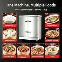 Armoire de cuisson à vapeur commerciale, cuiseur à riz industriel, équipement économe en énergie pour la restauration, la cuisson du riz et des dim sum
