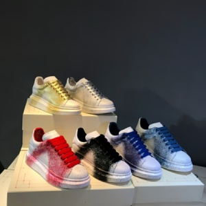 Chaussures Chunky pour Hommes en Cuir Véritable de Haute Qualité, Antidérapantes, à Lacets, Tendance Mode, pour le Basketball, la Course et le Quotidien - Product Image 1