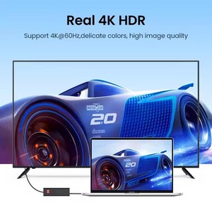 ตัวแยกสัญญาณ HDMI CM602 UGREEN 1 เข้า 2 ออก 4K 60Hz รองรับ HDMI <span class=keywords><strong>HDCP</strong></span> <span class=keywords><strong>2.2</strong></span> 3D HDR EDID อะแดปเตอร์ HDMI สำหรับจอภาพคู่ - Product Image 2