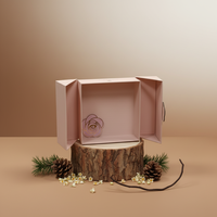 Boîte d'emballage cosmétique et de soin de la peau en carton au design unique et luxueux, boîte à double porte, ouverture sur deux côtés, boîte cadeau avec tiroir, boîte extérieure