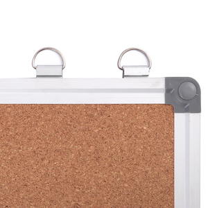 Foska materiale <span class=keywords><strong>di</strong></span> bordo ad alta densità e fatiscenti resistiti in sughero lavagna bacheca con telaio in alluminio argento - Product Image 6