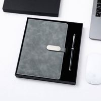 Agenda Diaria Personalizada de Alta Calidad A5 con Bolígrafo, Empaque Personalizado de Lujo en una Caja de Papel de Alta Calidad, Cuaderno con Cubierta de PU