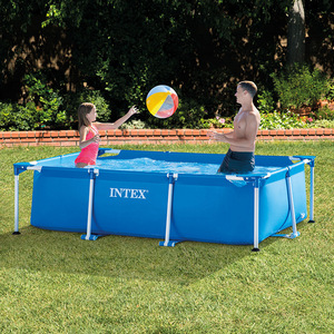 <span class=keywords><strong>Piscina</strong></span> <span class=keywords><strong>Intex</strong></span> 28272, <span class=keywords><strong>Piscina</strong></span> Rectangular Fácil de Instalar, Piscinas Elevadas con Marco Metálico Plegable, <span class=keywords><strong>Piscina</strong></span> Fuori Terra - Product Image 2