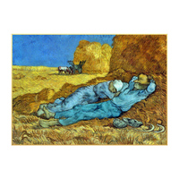 Huong — peinture à l'huile de luxe, réplique de haute qualité, dessin fleur d'amdonuts, célèbre Van Gogh