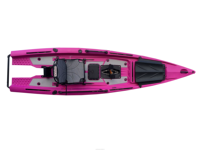 Kayak de Pêche Yak Outdoors 4m Skiff 13 Pieds avec Pédalier à Double Hélice, Kayak de Mer en PE pour Utilisation en Rivière, 2 Personnes pour le Surf