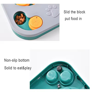 Hunde-<span class=keywords><strong>Puzzle</strong></span>-Spielzeug Hundefutter-Spender Spielzeug für Katzen IQ-Training Geistige Anregung Katzen-Leckerli-<span class=keywords><strong>Puzzle</strong></span> Langsamer Futterspender Haustierzubehör - Product Image 3