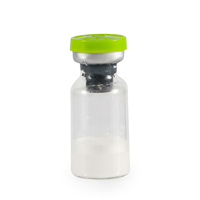 Poudre lyophilisée de peptide GHK avec collagène et acide hyaluronique 2 en 1, soin éclaircissant du visage, flacon de 0,5 g