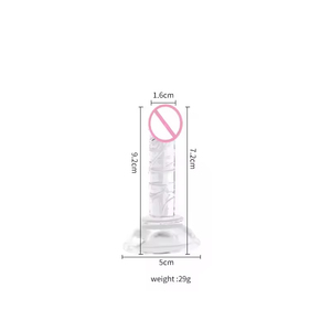 Adult Soft Silicone Clear Dildo Strong Suction Cup Hands-Free Play Huge Sex Toys for Beginners and Couples - Product Image 5