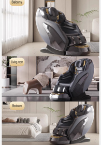 VCT卸売高級スマート全身マッサージチェア3D無重力設計リクライニングBluetoothタイマー制御ホームフット - Product Image 2