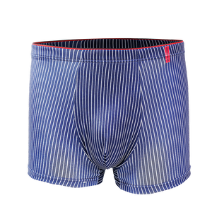 पुरुषों की पैंटी पॉलिएस्टर अंडरवियर बॉक्सर की लुभावनी व्यक्तित्व अंडरपैंट स्ट्रिप फैशन मिड कमर बॉक्सर - Product Image 2