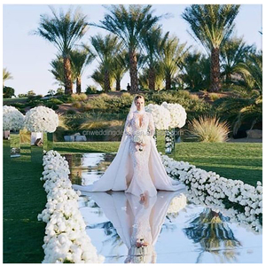 <span class=keywords><strong>Tappeto</strong></span> Riflettente Argento e <span class=keywords><strong>Bianco</strong></span> per Decorazioni Matrimoniali, per Interni ed Esterni - Product Image 4