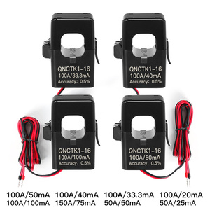 Chia lõi hiện tại biến áp QNCTK1-16 100A 100mA 150A 75mA 50A 50mA 100A 25mA 2000 1 Micro hiện tại cảm biến đầu dò kẹp CT - Product Image 2