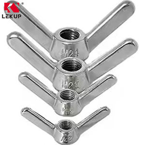 Perno de Ojo de Acero Inoxidable con Tuerca de <span class=keywords><strong>Mariposa</strong></span>, Fijación No Estándar Personalizable, Tuerca de Acero Inoxidable, <span class=keywords><strong>Precio</strong></span> de Fábrica, Tuerca <span class=keywords><strong>Mariposa</strong></span> - Product Image 1