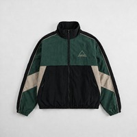 Veste de survêtement unisexe rétro légère, résistante au vent et hydrofuge, avec fermeture éclair intégrale, fabrication sur mesure, production OEM