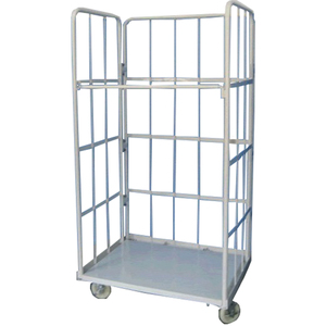 उच्च प्रदर्शन भारी शुल्क रोल पिंजरे के साथ उच्च प्रदर्शन भारी क्षमता वाले फोल्डेबल भंडारण चार-पहिया अरंडी पहियों के साथ - Product Image 3