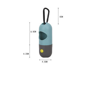 2024 бестселлер, держатель для собачьих какашек в форме таблеток, светодиодный фонарик для домашних питомцев, держатель для сумок, дозатор - Product Image 6