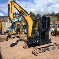 Excavatrice d'occasion Sany SY35U, chenille d'origine chinoise, 3,5 tonnes, mini-excavatrice d'occasion Sany SY35U