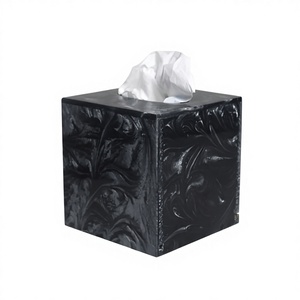 กล่องใส่กระดาษทิชชูคุณภาพสูง หรูหรา เป็นมิตรกับสิ่งแวดล้อม สำหรับใช้ในโรงแรม ร้านอาหาร ผลิตในอินเดีย ดีไซน์ทันสมัย ปรับแต่งจำนวนได้ - Product Image 1