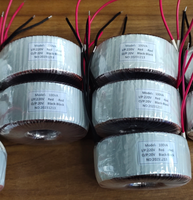 Transformateur toroïdal 30VA 80VA 100VA 100% cuivre pour amplificateurs audio 5V certifié ISO9001 CE, prix compétitif en Chine