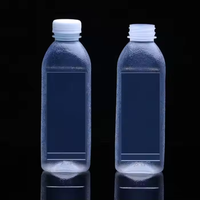 MAYSURE Bouteilles de jus vides en plastique PP de 400ml 500ml 1000ml Bouteilles résistantes à la chaleur pour l'emballage de lait de soja