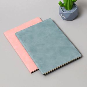 Carnets à couverture rigide blancs pour l'école, vente en gros, format A5, reliure en cuir PU, journal, agenda, carnet de notes - Product Image 4