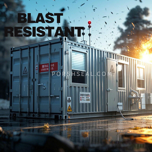 Bâtiments résistants aux explosions personnalisés Maisons modulées préfabriquées <span class=keywords><strong>Structure</strong></span> durcie pour la sécurité Maison antidéflagrante - Product Image 1