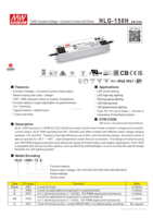 Alimentation LED Mean Well HLG-150H-20A 150W 20V à tension et courant constants, étanche IP65