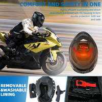 Fabricant Nouveau Style de Mode Noir Antichoc Racing Abs Motorsport Racing Casque de Moto Intelligent Intégral