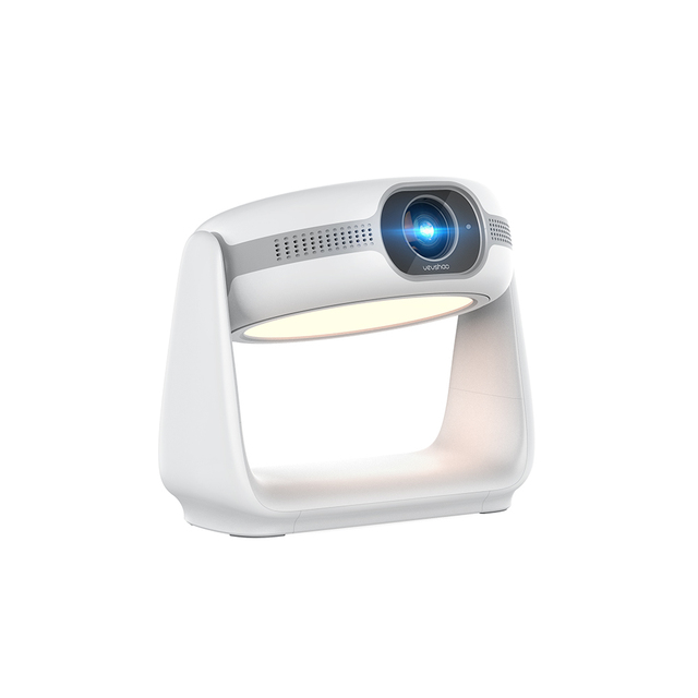 BYINTEK VEVSHAO Newest LCD LED Portable Smart Projector A10 With Desk Lamp 720P 1080P Android OS Projector