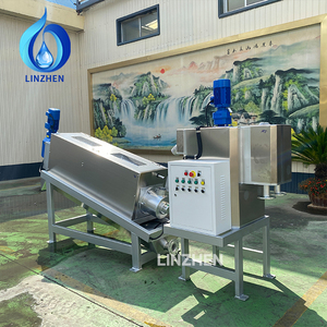 Mô hình 301 đa tấm một giống Ốc Xoắn loại bùn chất làm đặc đơn vị vít Lọc Báo Chí cho công nghiệp xử lý nước thải thiết bị - Product Image 2