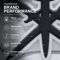 Écussons thermocollants en TPU personnalisés avec logo de marque en relief pour maillots d'équipe, vêtements d'entraînement et autres vêtements