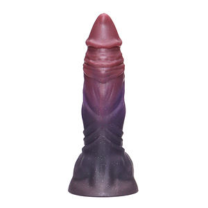 Dildo Pijat Kuat dengan Suction Cup, Liquid Silicone <span class=keywords><strong>Anal</strong></span> Plug Desain Monster Alien, Penis Vagina Bercahaya untuk Penggunaan Seks Dewasa Langsung - Product Image 3